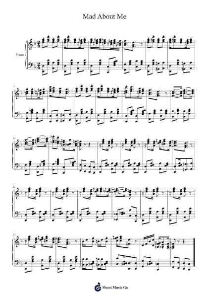 Mad About Me Sheet Music by Niklas S-Arr.Consdrow