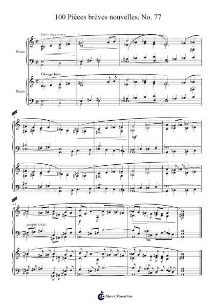 100 Pièces brèves nouvelles, No. 77 Sheet Music by Eugène Gigout-Arr.Stoweberg