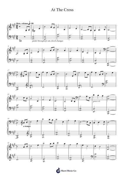 At The Cross Sheet Music by Thad Fiscella-Arr.Philley Mabna
