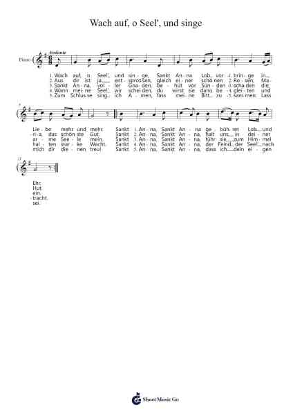 Wach auf, o Seel', und singe Sheet Music by Tralogg Winswill-Arr.Crailynn Rodlan