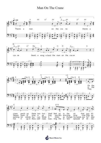 Man On The Crane Sheet Music by Petvic-Arr.Temchell Thompro