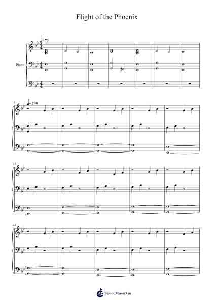 Flight of the Phoenix Sheet Music by Quilbias-Arr.Asdict