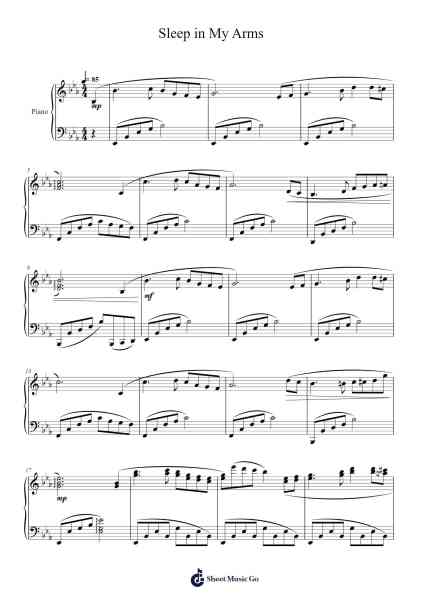 Sleep in My Arms Sheet Music by Masao Aichi-Arr.Francespkins Vicpham