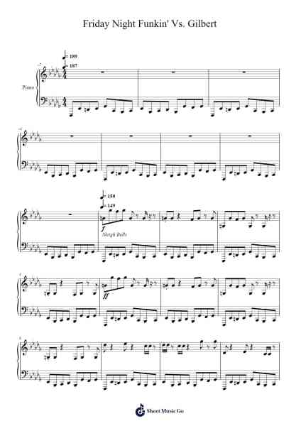 Friday Night Funkin' Vs. Gilbert Sheet Music by Koopamaker-Arr.Shertram