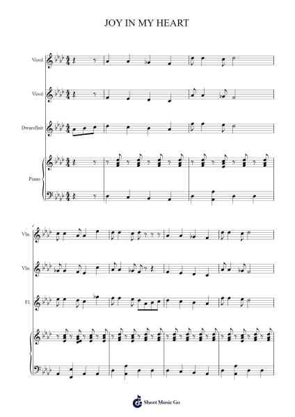 JOY IN MY HEART Sheet Music by Kenneth Laban-Arr.Kylejy Burrene