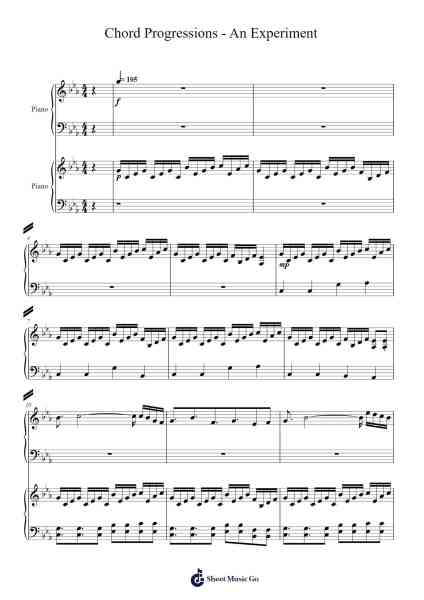 Chord Progressions - An Experiment Sheet Music by Licroft Lionelclaire-Arr.Denre