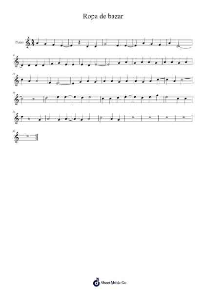 Ropa de bazar Sheet Music by Ed Maverick-Arr.Shirnett