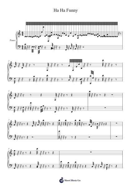 Ha Ha Funny Sheet Music by Hudson P.-Arr.Reylot