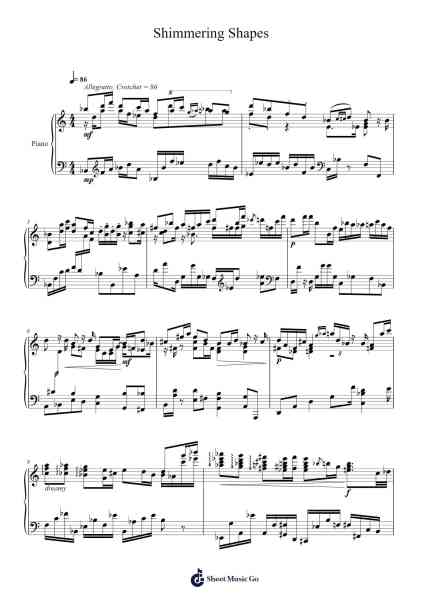 Shimmering Shapes Sheet Music by DOCTORN0GLOFF-Arr.Kyleyy