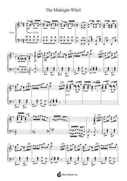 The Midnight Whirl Sheet Music by Malvin M. Franklin/Anatol Friedland-Arr.Grihicks Mulou