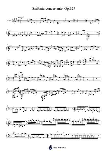 Sinfonia Concertante in E Minor, Op. 125: I. Andante Sheet Music by Sergei Prokofiev-Arr.Carlphrey