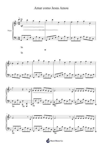 Amar como Jesus Amou Sheet Music by Padre Zezinho-Arr.Hudfitch Terleign