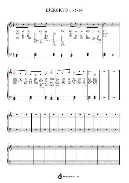 EJERCICIO 11-5-14 Sheet Music by undefined-Arr.Eveken Dougloyd