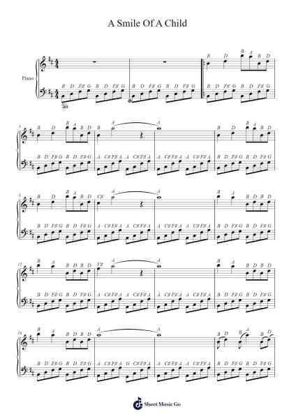 A Smile Of A Child Sheet Music by Paul Reeves-Arr.Spenchi Gushall