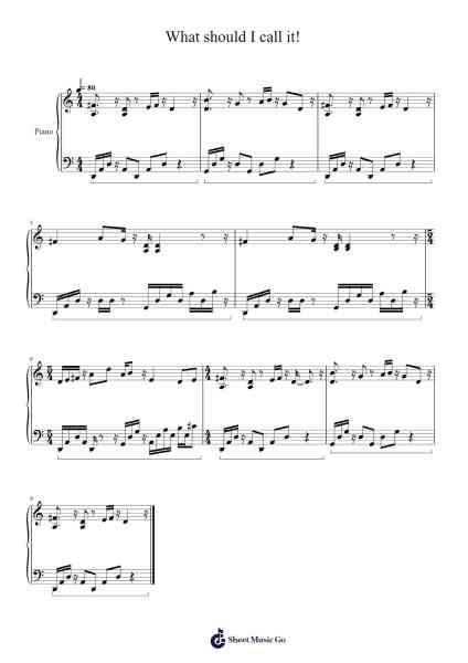 What should I call it! Sheet Music by Longine-Arr.Brosaul