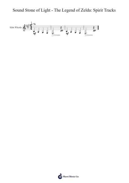 Sound Stone of Light - The Legend of Zelda: Spirit Tracks Sheet Music by Koji Kondo-Arr.Graycie Scob