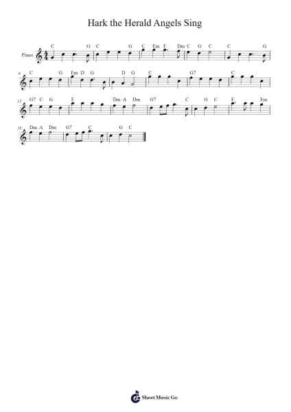 Hark the Herald Angels Sing 樂譜由 Charles Wesley - 編曲 Jobnold