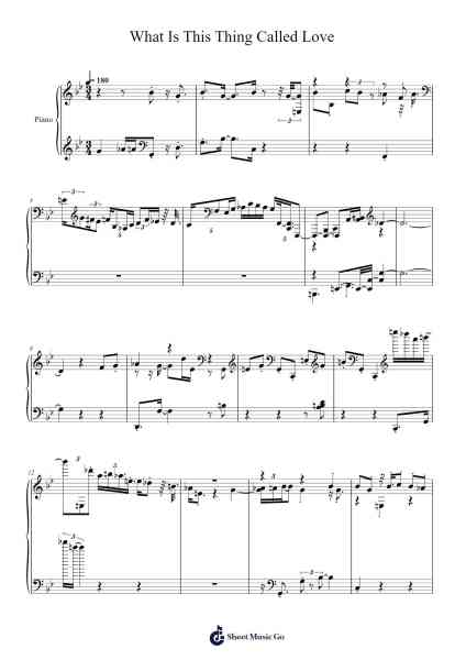 What Is This Thing Called Love Sheet Music by Jesus Molina-Arr.Kylenus Minruth