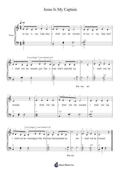 Jesus Is My Captain Sheet Music by Misc Traditional-Arr.Jesine