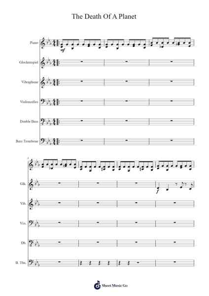 The Death Of A Planet Sheet Music by Ryan Butenhoff-Arr.Demplis