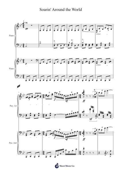 Soarin' Around the World Sheet Music by Jerry Goldsmith-Arr.Mabloor Tourszy