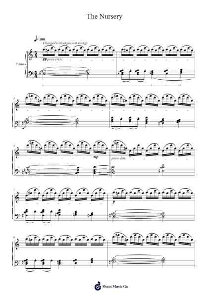 The Nursery Sheet Music by Tantacrul-Arr.Denuel Shirbill