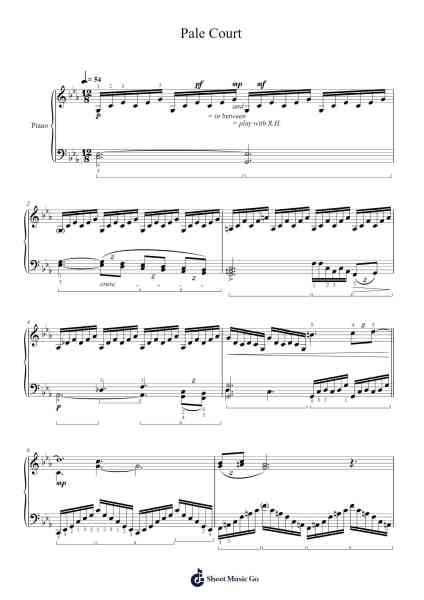 Pale Court Sheet Music by Christopher Larkin-Arr.Thornle