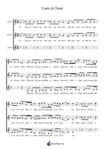 Canto de Natal - Heitor Villa-Lobos Sheet Music by Heitor Villa-Lobos-Arr.Thornle