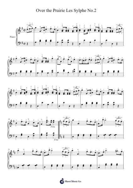 Les Sylphes No. 2 Sheet Music by Pierre Latour-Arr.Beauyule