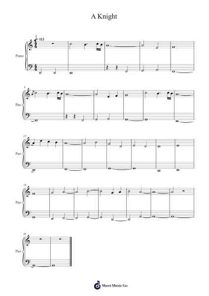 A Plague Tale: Requiem - A Knight Sheet Music by Olivier Deriviere-Arr.Polriah