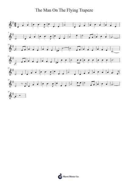 The Man On The Flying Trapeze 乐谱由 Bobsleightymb - 编曲 Reylot