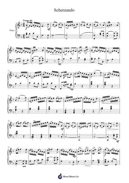 Scherzando Sheet Music by undefined-Arr.Linee Bushsopp