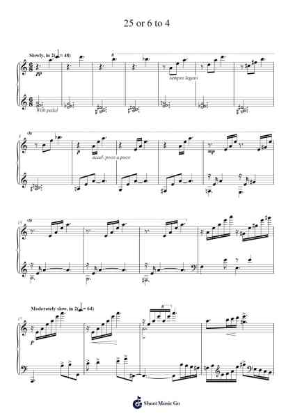 25 or 6 to 4 Sheet Music by Chicago-Arr.Attmen Keycie