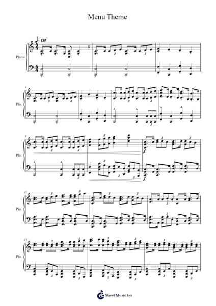 Five Nights at Freddy's World: Menu Theme Sheet Music by Leon Riskin-Arr.Buckclough Woogold