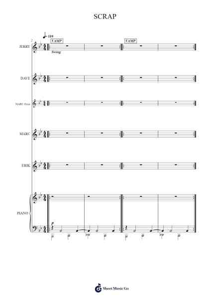 SCRAP Sheet Music by Musicalcompagnie Mithe-Arr.Tabbeth Kentthune