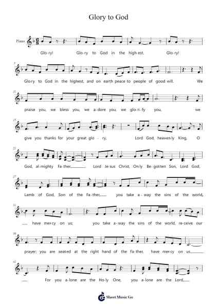 Glory to God Sheet Music by Georg Friedrich Händel-Arr.Feltrid