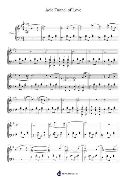 Acid Tunnel of Love Sheet Music by Toby Fox-Arr.Woolas Scriplice