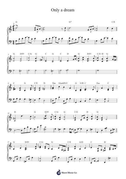 Only a dream Sheet Music by Mary Chapin Carpenter-Arr.Zaharte Whlith