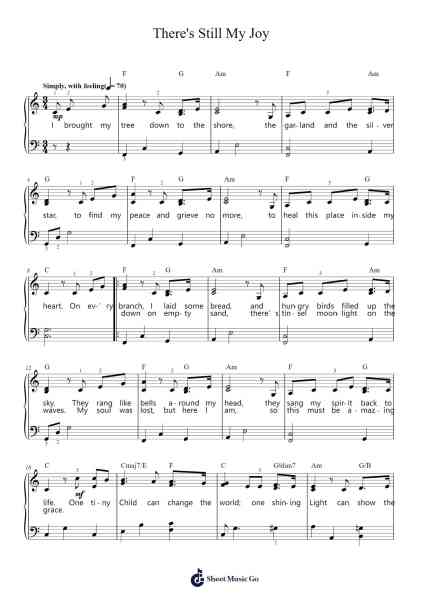 There's Still My Joy Sheet Music by Indigo Girls-Arr.Felnah Puvien