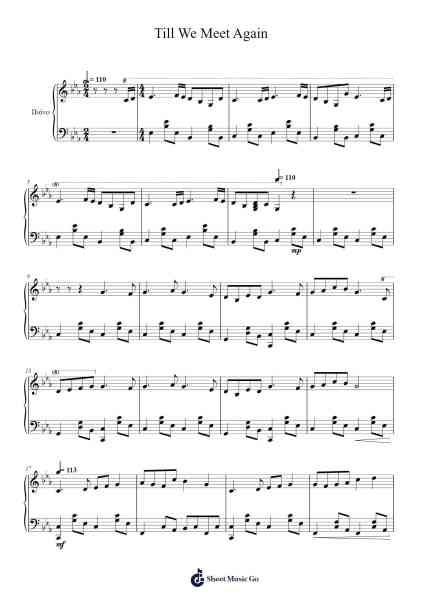 Till We Meet Again Sheet Music by George Tsirkas-Arr.Jimdrea