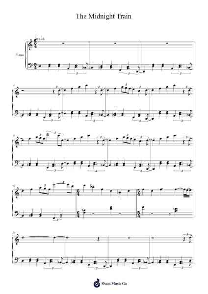 The Midnight Train (A Dance of Fire and Ice OST) Sheet Music by Jade Kim/Hafiz Azman-Arr.Francespkins Vicpham