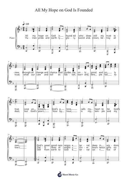 All My Hope on God Is Founded Sheet Music by Davebel-Arr.Wrightrae