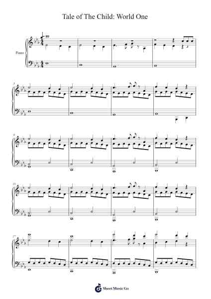 Tale of The Child: World One Sheet Music by -Arr.Bardthea Faylotte