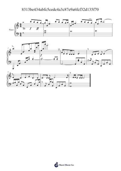 8313be434abfc5cedc4a3c87e9a6fcf32d135f70 Sheet Music by princeluke222-Arr.Ruthmie