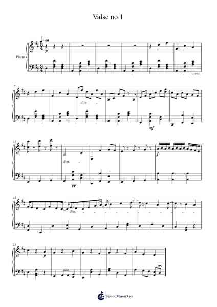 Valse Op. 18 in E-flat major, 'Grande valse brillante' Sheet Music by C. Capucci-Arr.Yorkkim