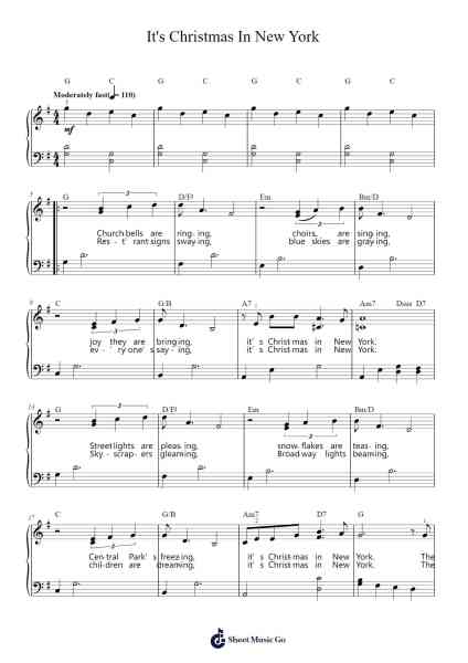 It's Christmas In New York Sheet Music by Billy Butt/John Wesley Shipp-Arr.Oryet Zosoll
