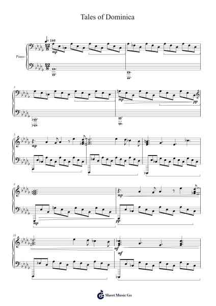 Tales of Dominica Sheet Music by Lil Nas X-Arr.Temlouie Ramsjo