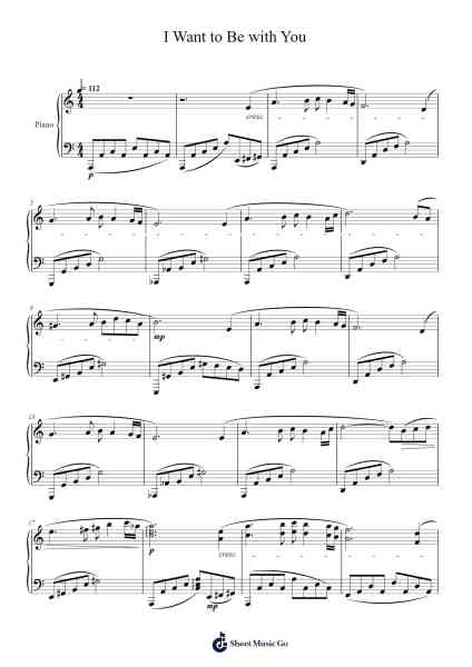 I Want to Be with You Sheet Music by Masao Aichi-Arr.Jeffhy Lionelmatt