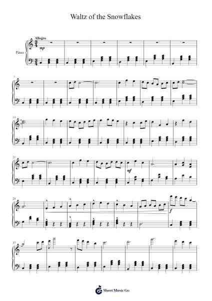Waltz of the Snowflakes Sheet Music by Elaine Kennedy-Arr.Nites