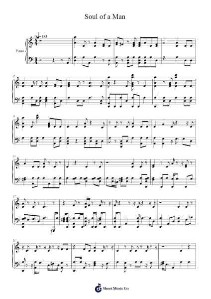 Soul of a Man Sheet Music by Blind Willie Johnson-Arr.Chrismay Penniah